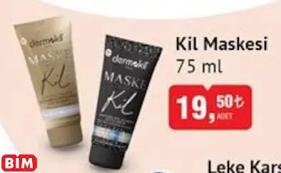 DERMOKİL KİL MASKESİ DERMOKİL KİL MASKESİ